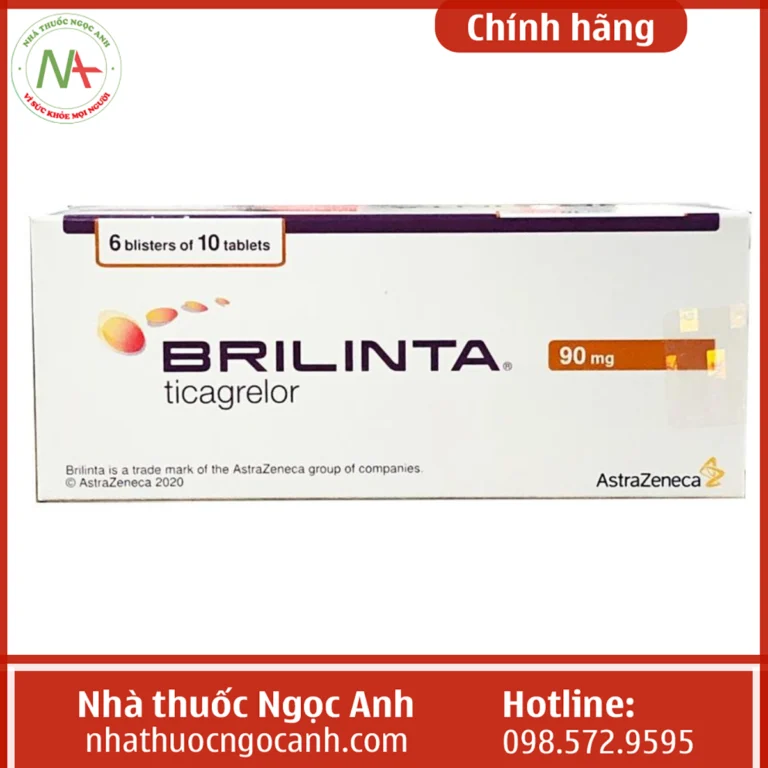 Hộp thuốc Brilinta 90mg