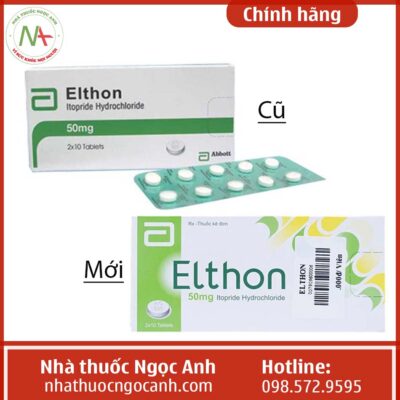 Thay đổi mẫu mã thuốc Elthon 50mg
