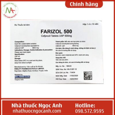 Farizol 500 Kwality Pharmaceutical
