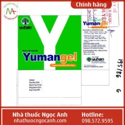 Nhãn thuốc Yumangel