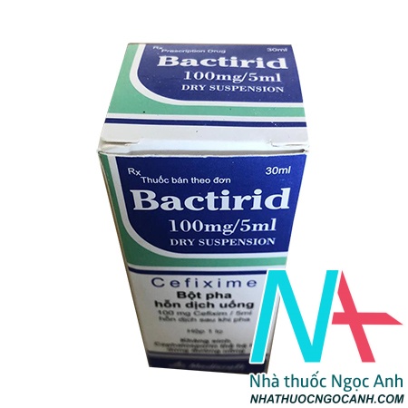 Bactirid 100mg/5ml dry suspension
