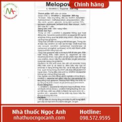 Melopower 300mg hộp 60