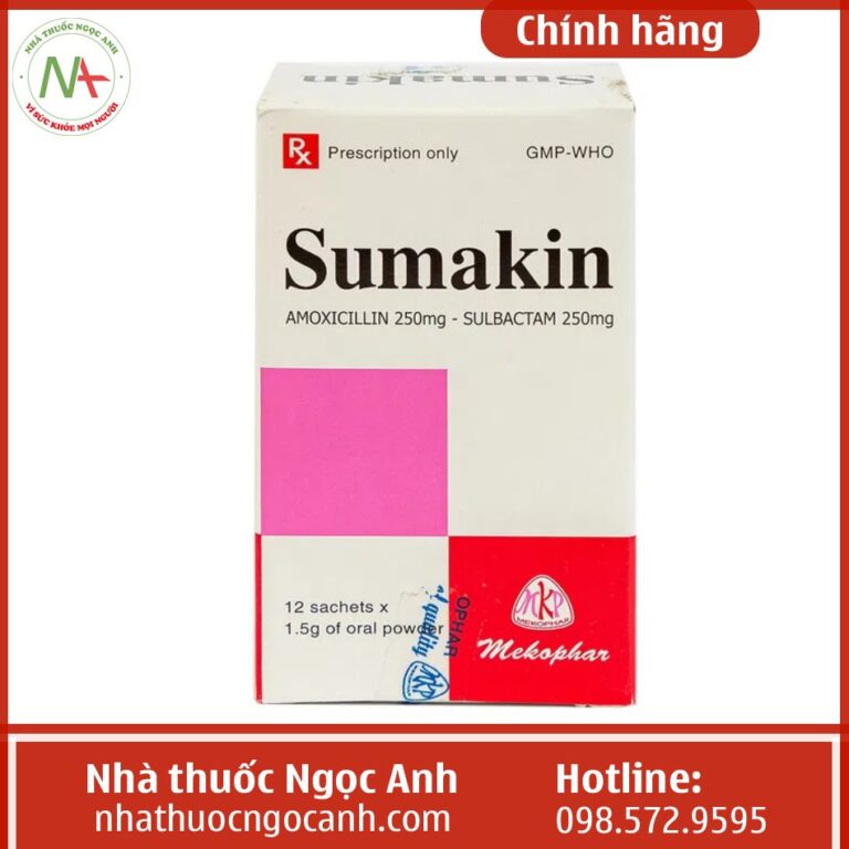 Sumakin 250mg/250mg là thuốc gì?