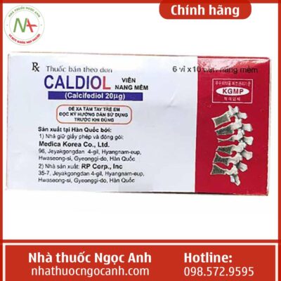 Cách dùng thuốc Caldiol Soft capsule