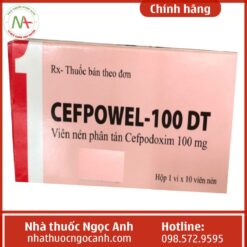 Công dụng thuốc Cefpowel-100 DT