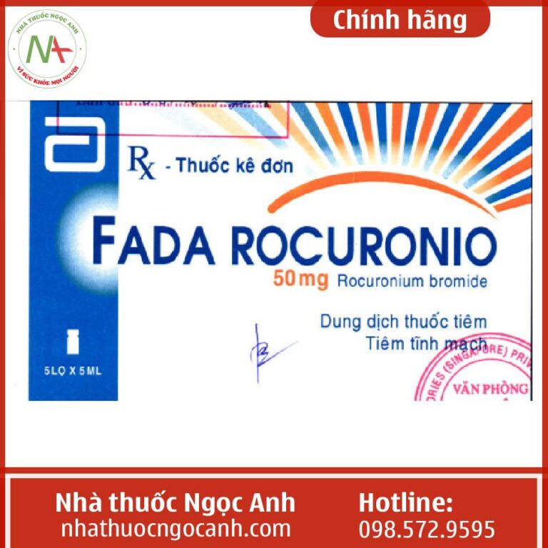 Công dụng thuốc Fada Rocuronio