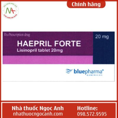 Công dụng thuốc Haepril Forte