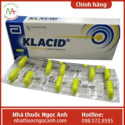 Tác dụng thuốc Klacid 250mg