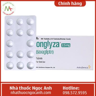 thuốc Onglyza 2,5mg giá bao nhiêu