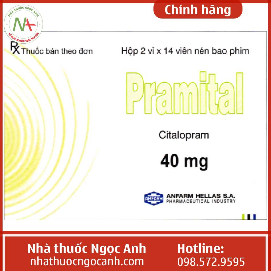 Công dụng thuốc Pramital 40mg