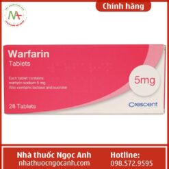 Công dụng thuốc Warfarin Crescent