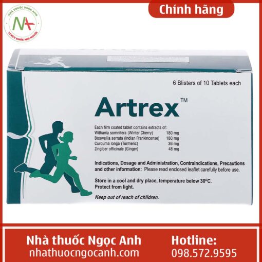 Hộp thuốc Artrex