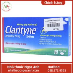 Hộp thuốc Clarityne 10mg Tablets