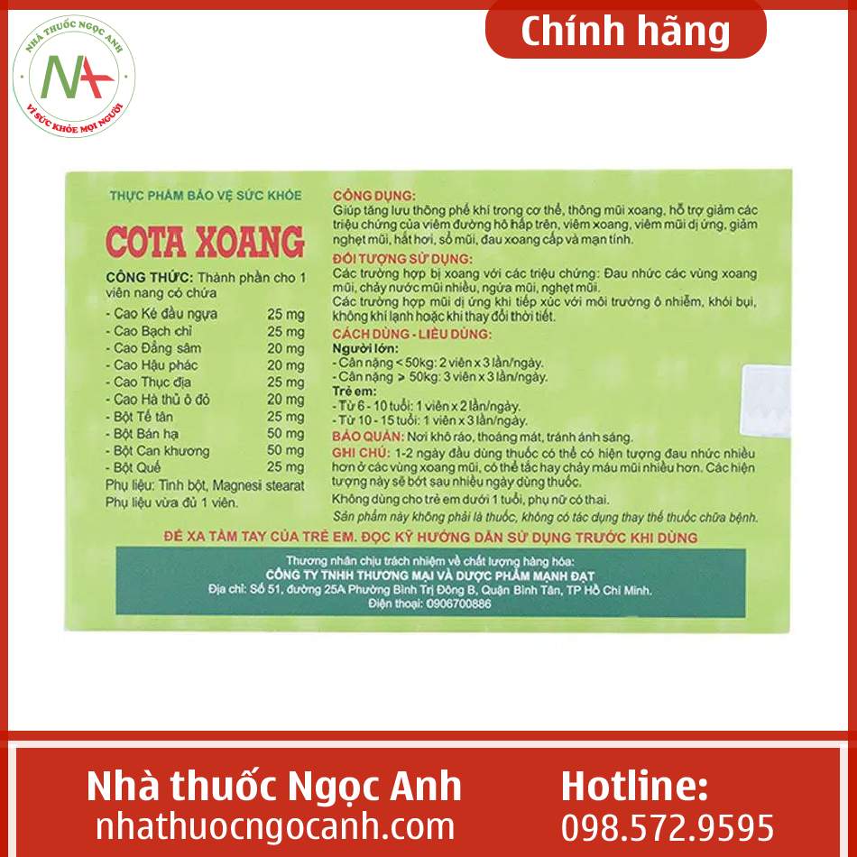 Cota Xoang Amepro Việt Nam