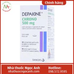 Hộp thuốc Depakine Chrono 500mg