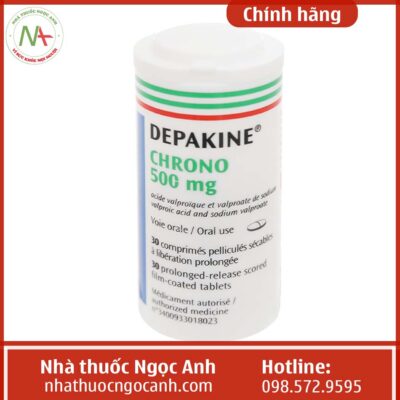 Lọ thuốc Depakine Chrono 500mg