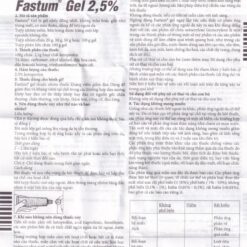 Hướng dẫn sử dụng thuốc Fastum Gel 30g
