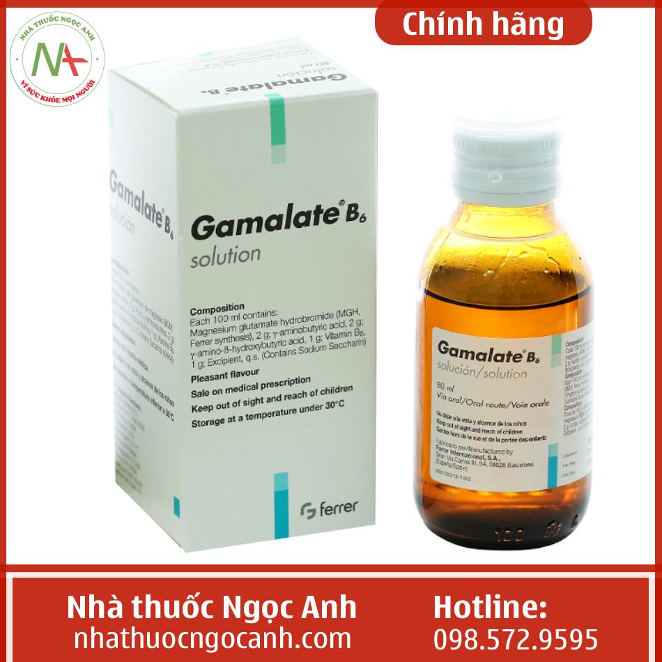 Gamalate B6 dung dịch uống