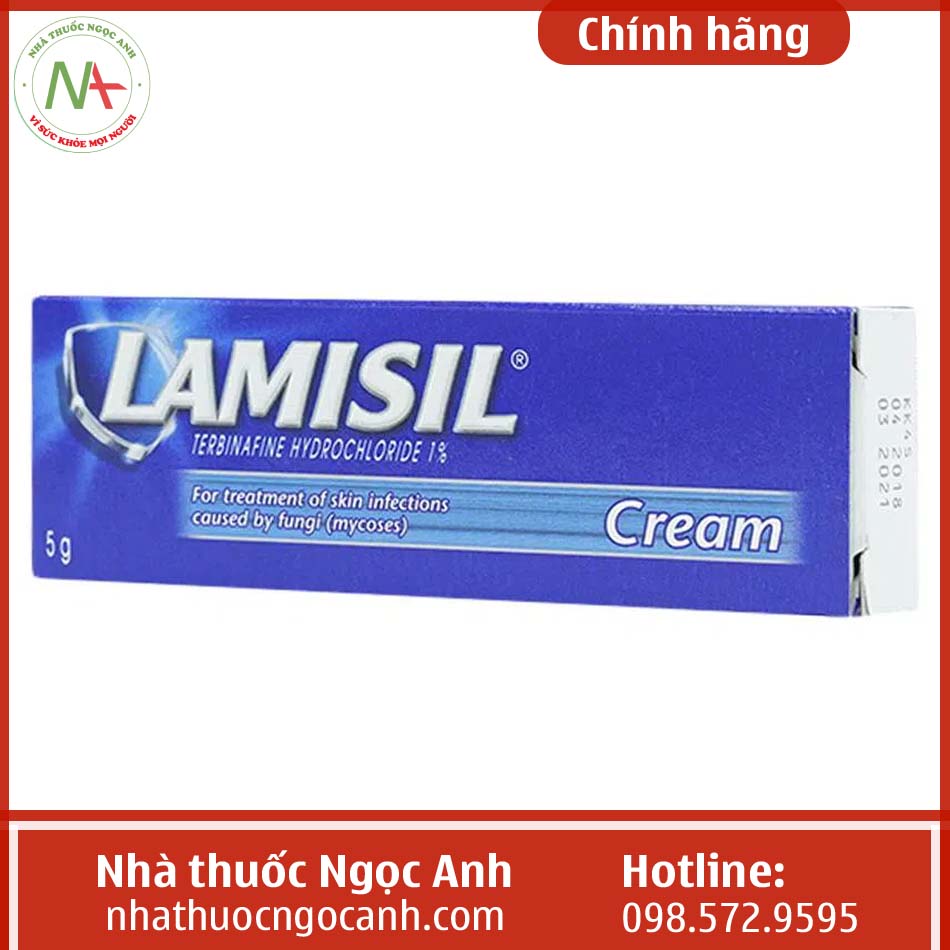 Hộp thuốc Lamisil Cream 5g