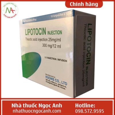 Hộp thuốc Lipotocin Injection Huons
