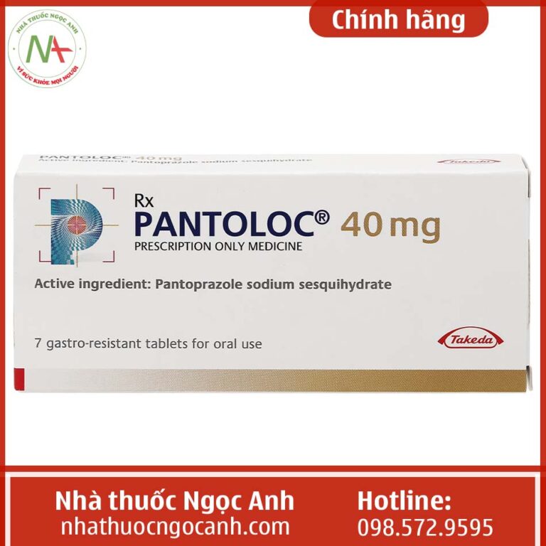 Hộp thuốc Pantoloc 40mg