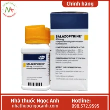 Hộp thuốc Salazopyrine 500 mg