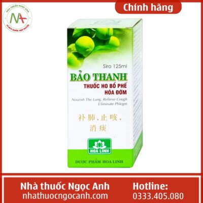 Siro ho Bảo Thanh 125ml