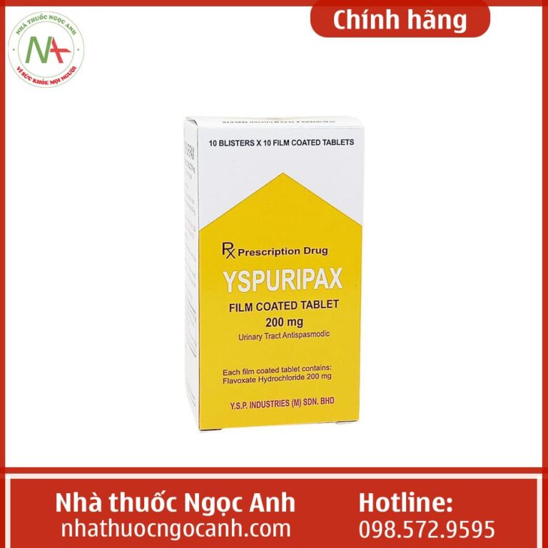 Hình ảnh hộp thuốc Yspuripax 200mg