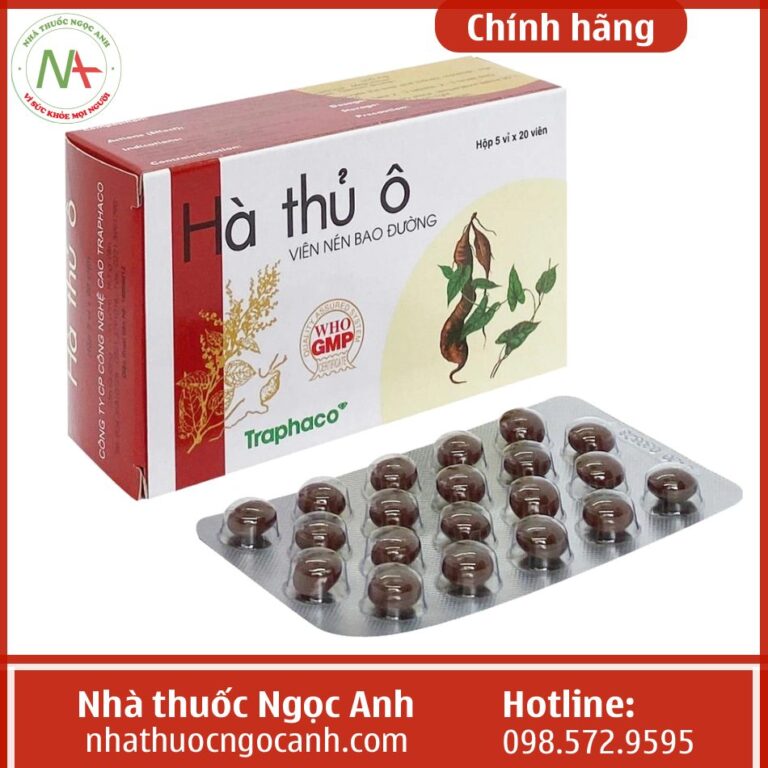 Hà Thủ Ô 300mg viên nén bao đường Traphaco mua ở đâu