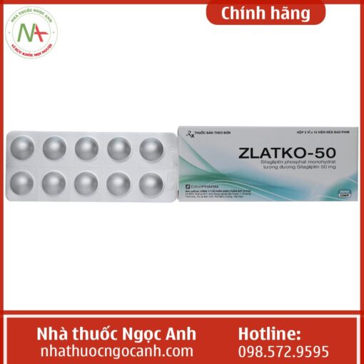 Tác dụng thuốc Zlatko-50