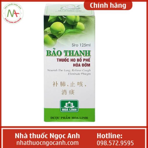 thuốc ho Bảo Thanh 125ml siro giá