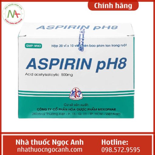 Hình ảnh Aspirin pH8