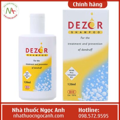Hộp thuốc Dezor Shampoo 60ml