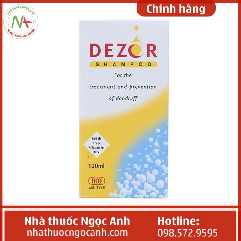 Hộp thuốc Dezor Shampoo 60ml