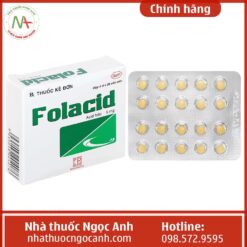 Hộp thuốc Folacid 5mg Pharmedic