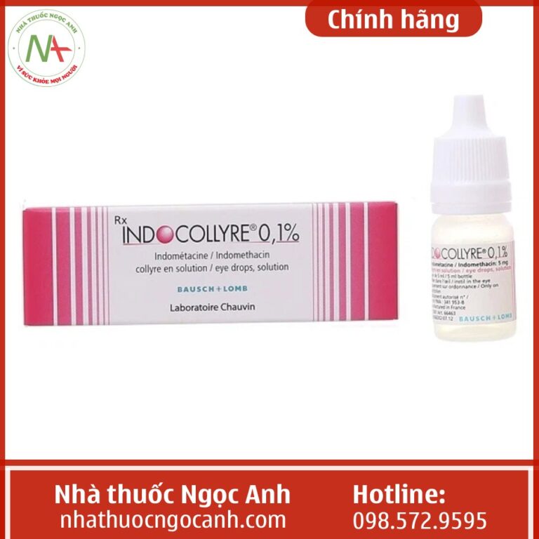 Thuốc nhỏ mắt Indocollyre 0.1%