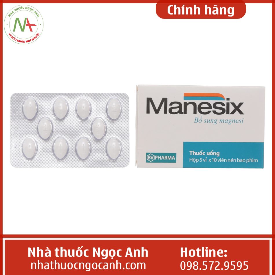Thuốc Manesix là thuốc gì, tác dụng gì, giá bao nhiêu, mua ở đâu?