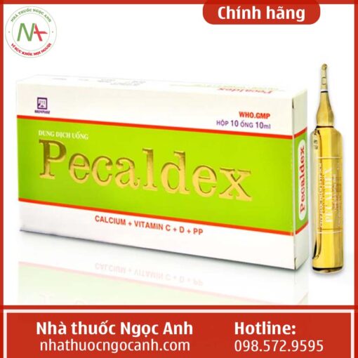 Hộp thuốc Pecaldex 10ml