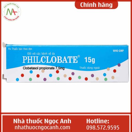 Hộp thuốc Philclobate 15g