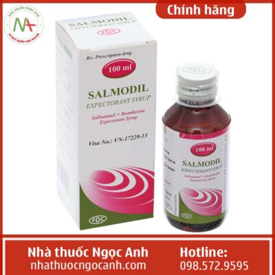 Hộp thuốc Salmodil Expectorant Syrup
