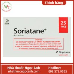 Hộp thuốc Soriatane 25mg