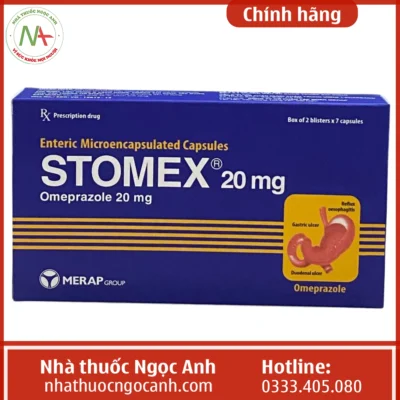 Hộp thuốc Stomex 20mg