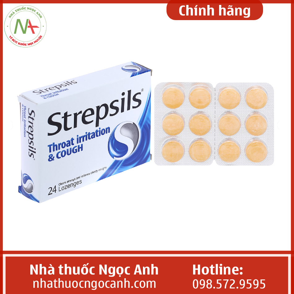 Strepsils Throat irritation & Cough