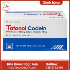 Tác dụng Tananol Codein