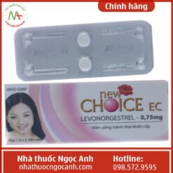 Thuốc tránh thai khẩn cấp Newchoice EC 0.75mg