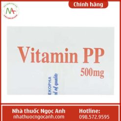Hộp thuốc Vitamin PP 500mg Mekophar