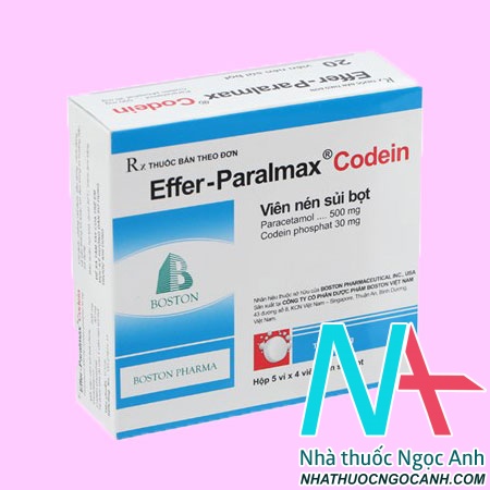 Thuốc Effer - Paralmax Codein 