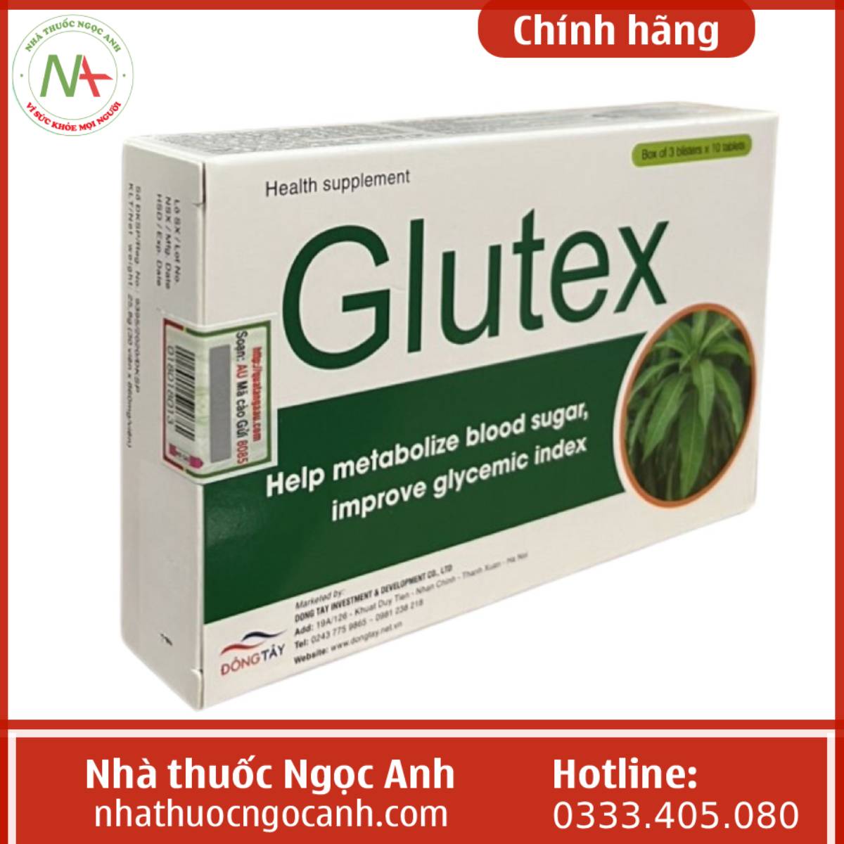 Glutex có công dụng gì?