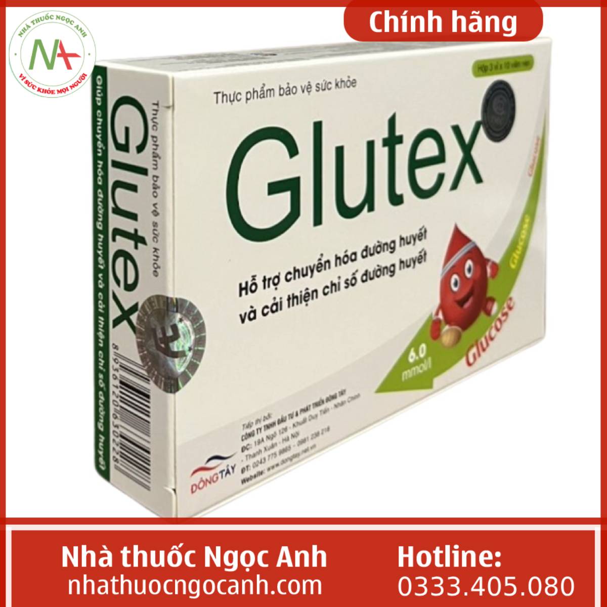 Glutex có công dụng gì?