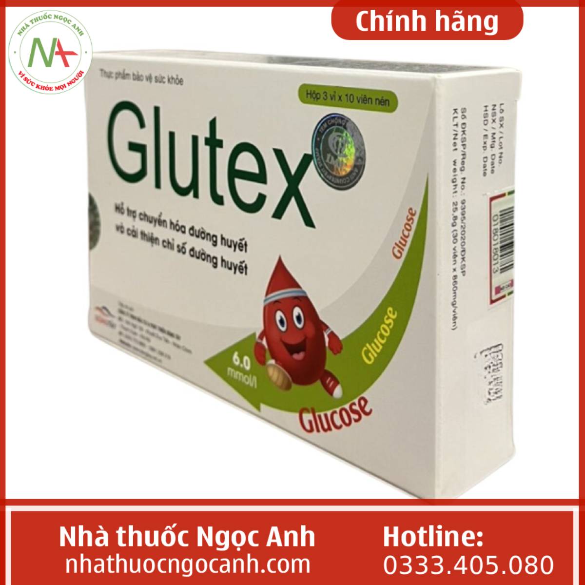 Glutex có công dụng gì?